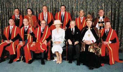 HRH Princess Alexandra with members of the Council in 2000.