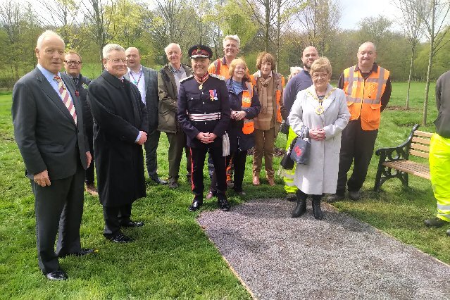 The Opening of the Knights' Copse - Walsall Arboretum - Friday 28 April 2023